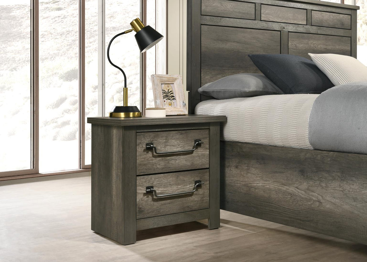 Ash Gray Queen 5-Piece Bedroom Set