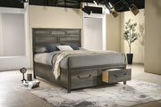 Ash Gray Queen Bed