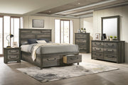 Ash Gray King 5-Piece Bedroom Set B271