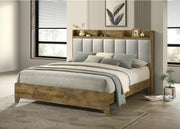 Light Aspen Oak Bed