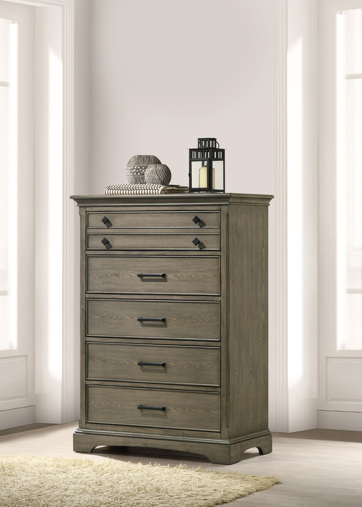 Medium Dark Ash Queen 3-Piece Bedroom Set
