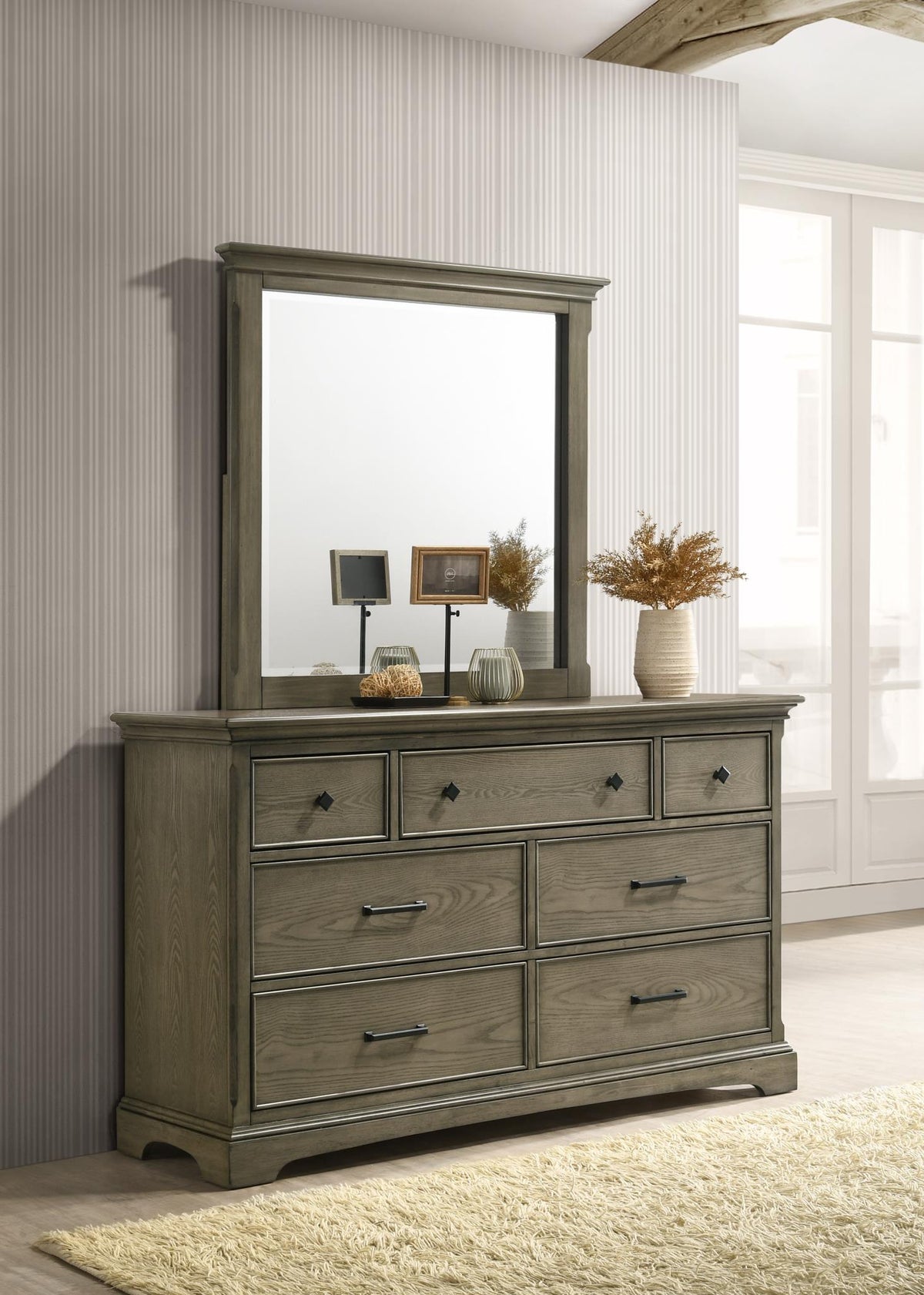 Medium Dark Ash Dresser