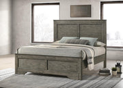 Antique Gray Bed