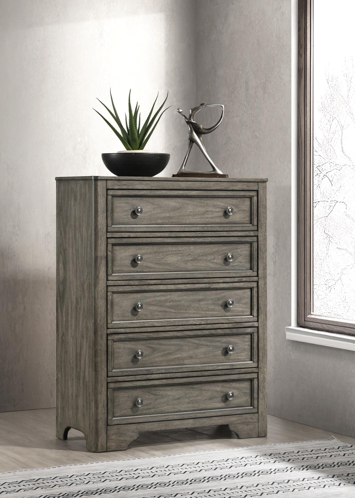 Antique Gray Queen 3-Piece Bedroom Set B316