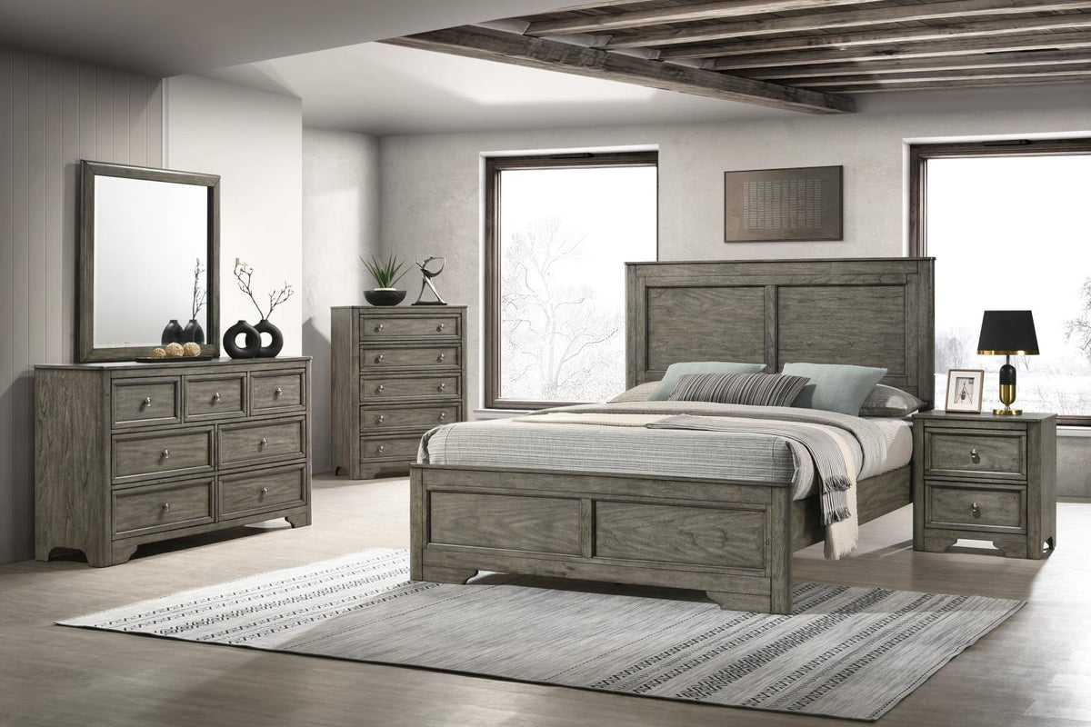 Antique Gray King 3-Piece Bedroom Set B316