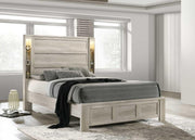 Antique White King Bed
