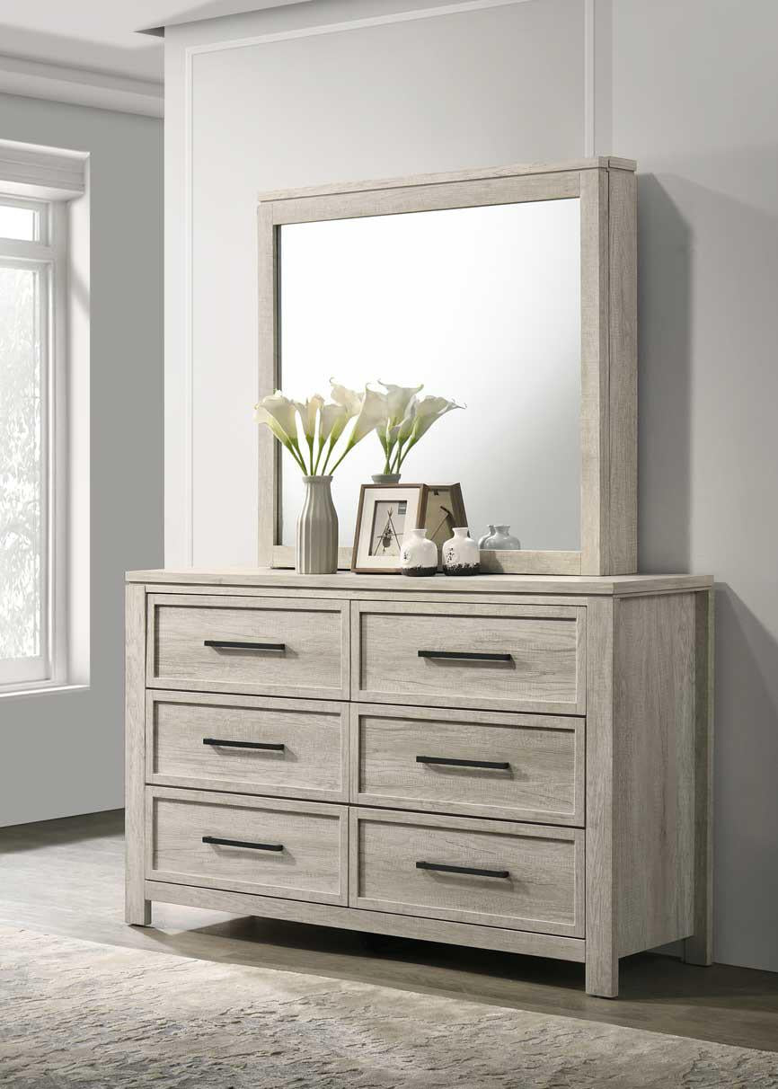 Antique White King 3-Piece Bedroom Set B318