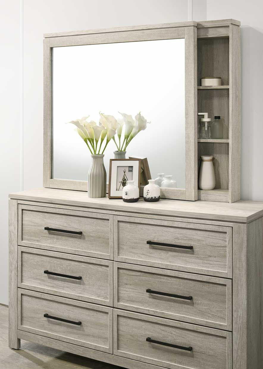 Antique White Mirror