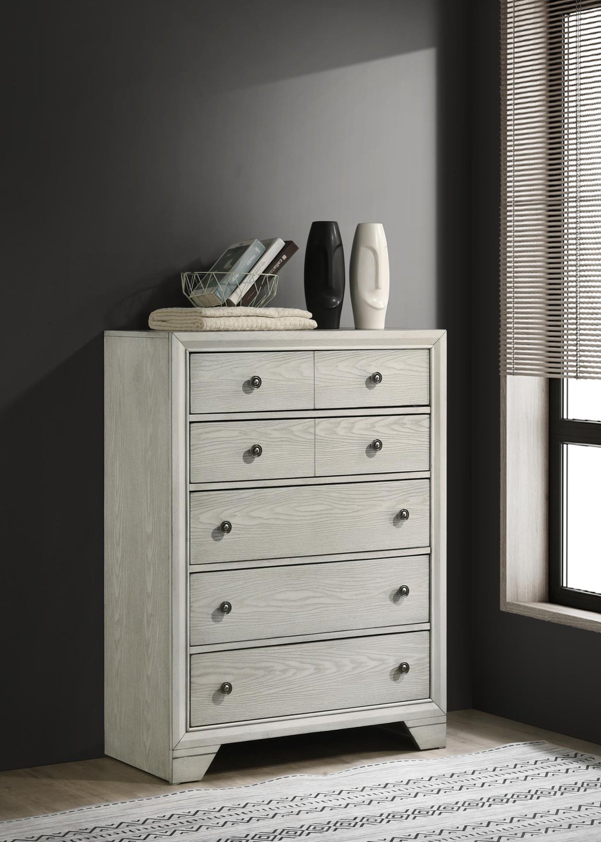 Antique White Oak Chest