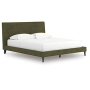 Chirason California King Upholstered Bed with Roll Slats