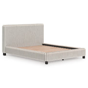 Zuraleus Queen Upholstered Headboard/Footboard/Roll Slats