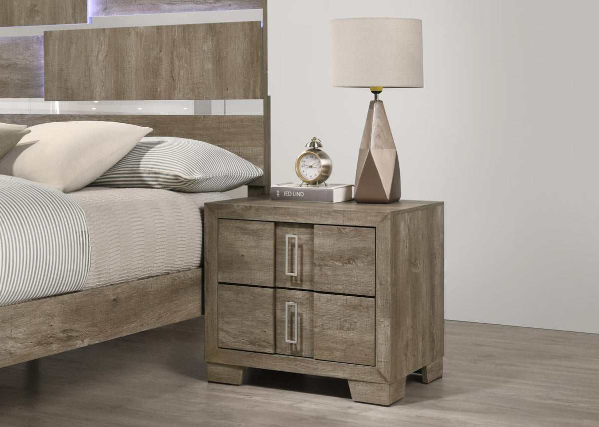 Weathered Oak Nightstand