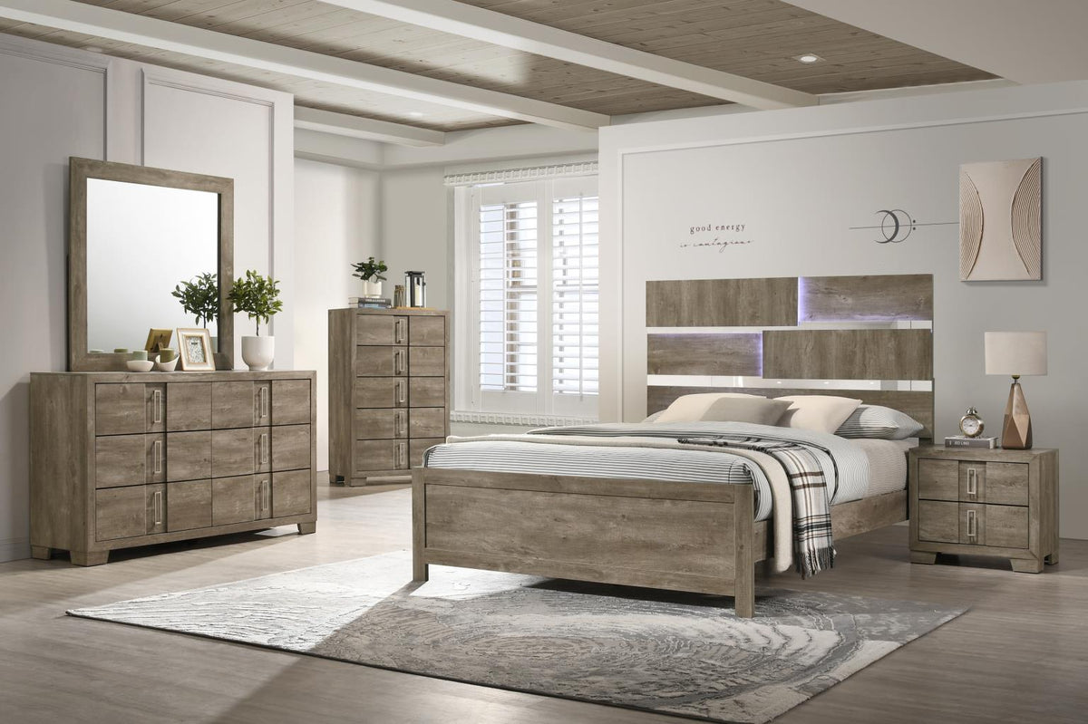 Weathered Oak Mirror