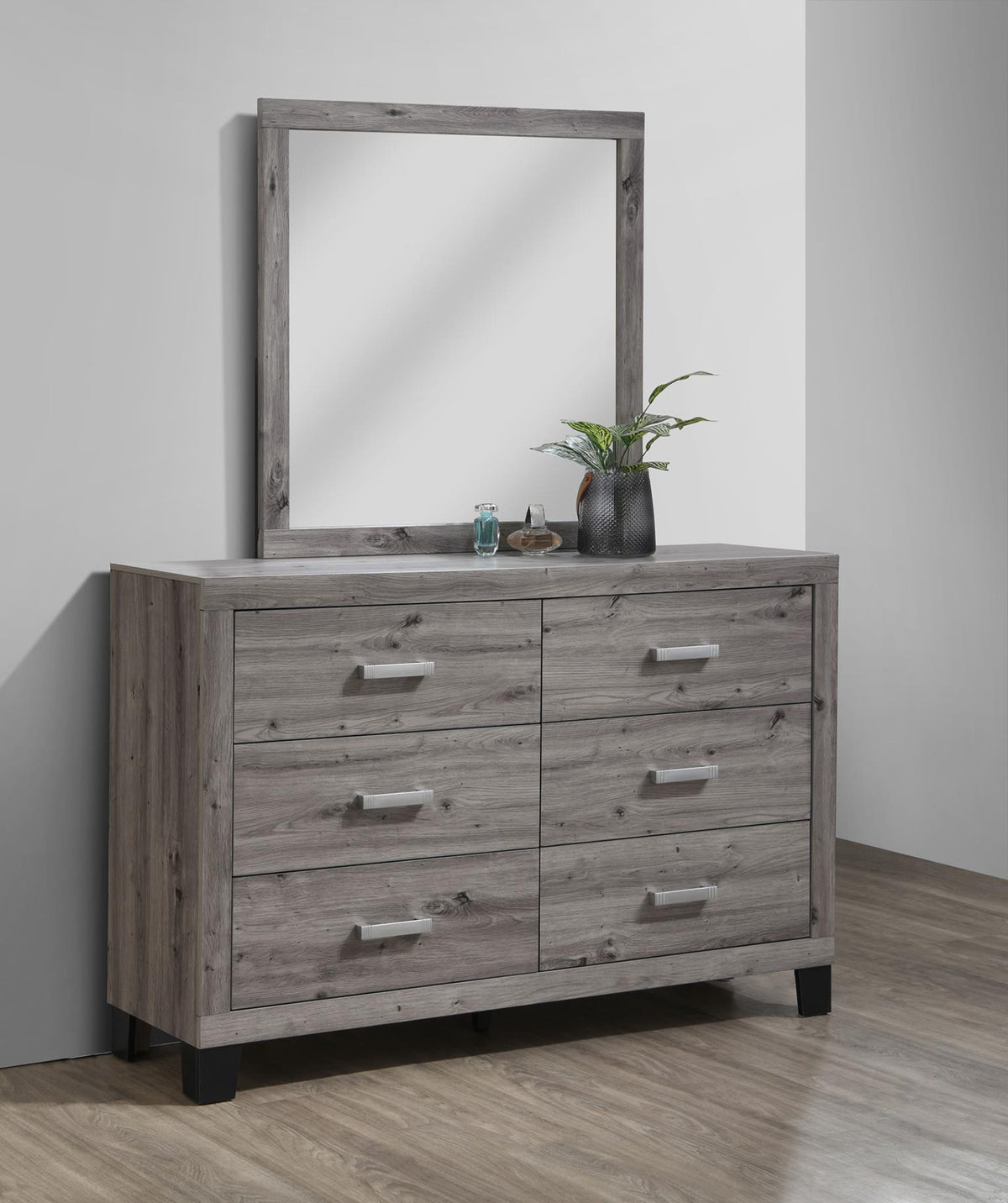 White Wash Mirror