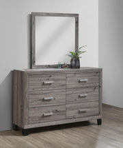 White Wash Mirror
