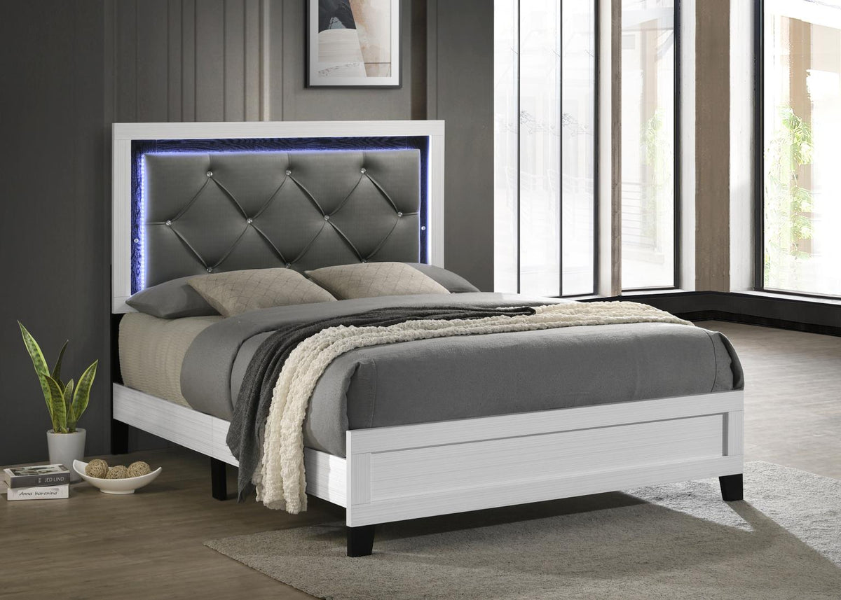 White LED Bed