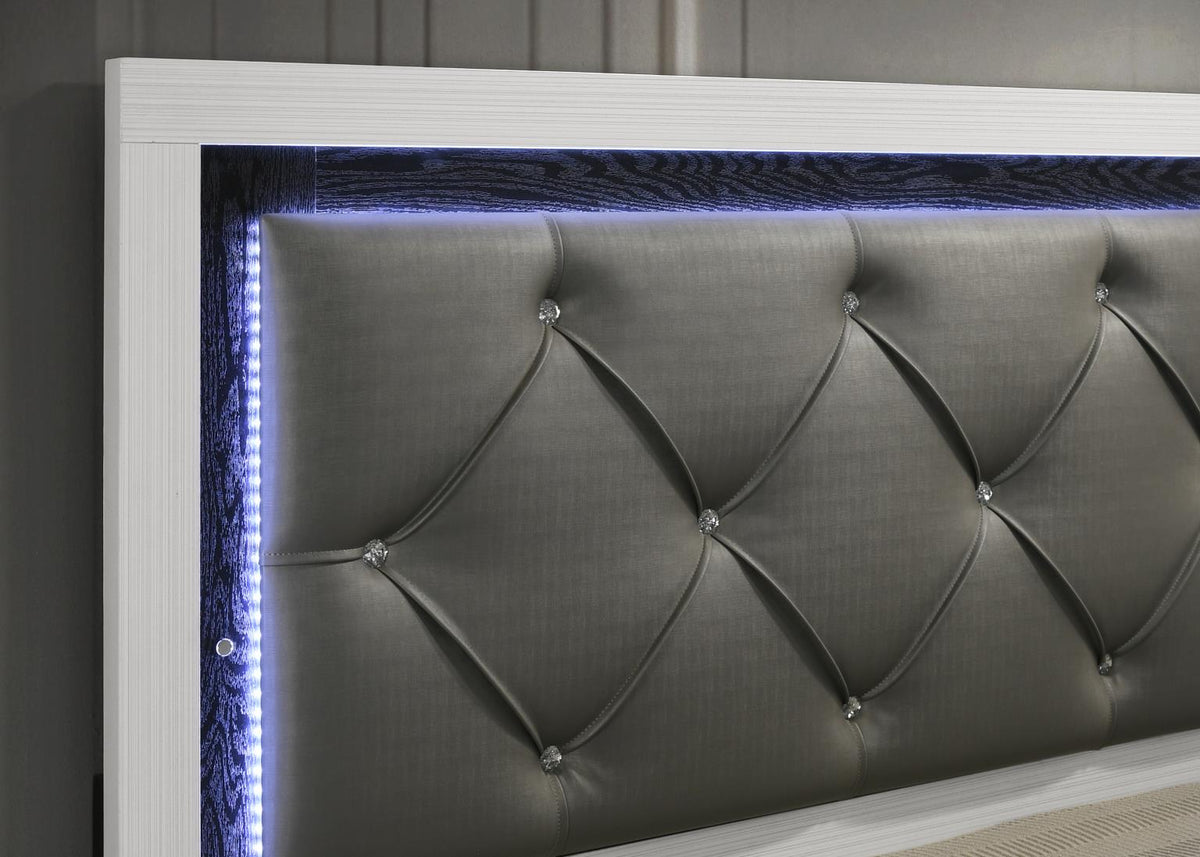 White LED Bed