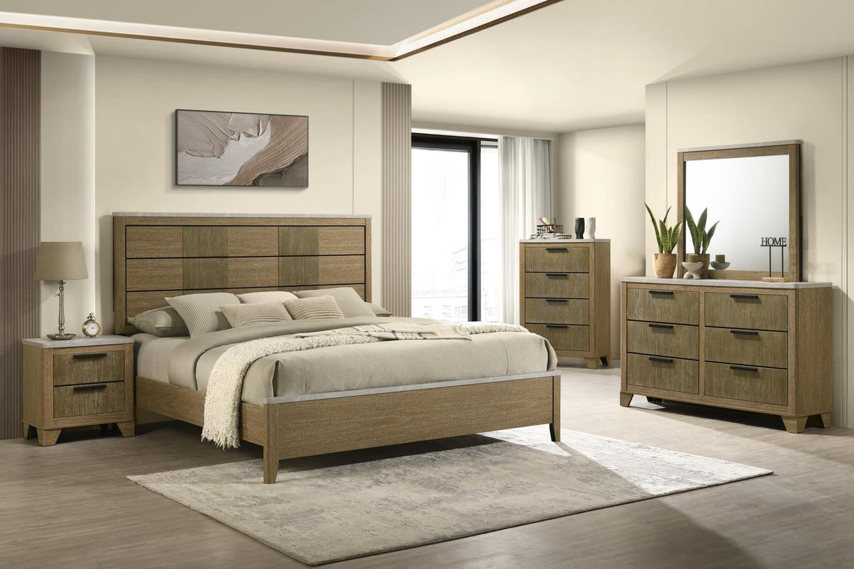 Aspen Oak Queen 5-Piece Bedroom Set