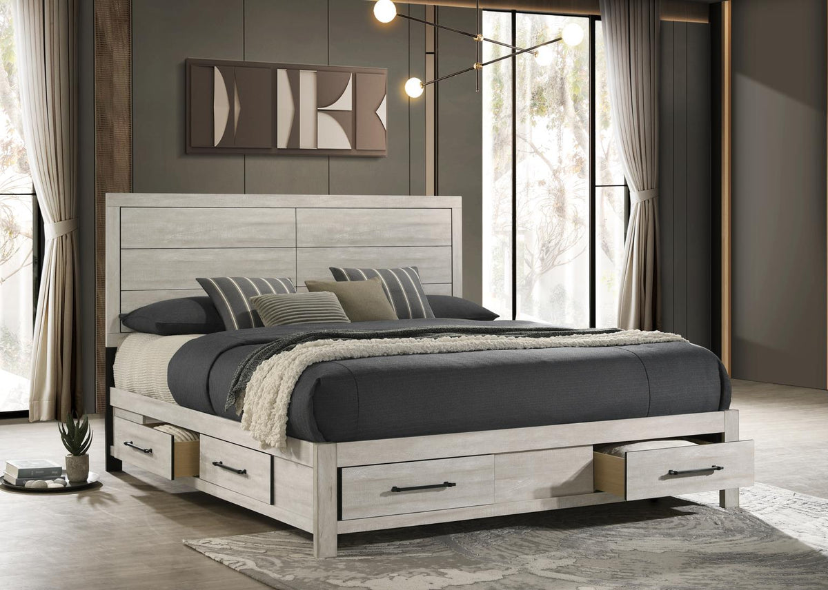Dusty Gray Oak King 5-Piece Bedroom Set