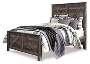 Wynnlow King Crossbuck Panel Headboard