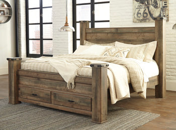 Trinell Queen/King Poster Headboard Posts