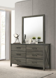 Rustic Gray Dresser