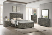 Rustic Gray Queen 5-Piece Bedroom Set
