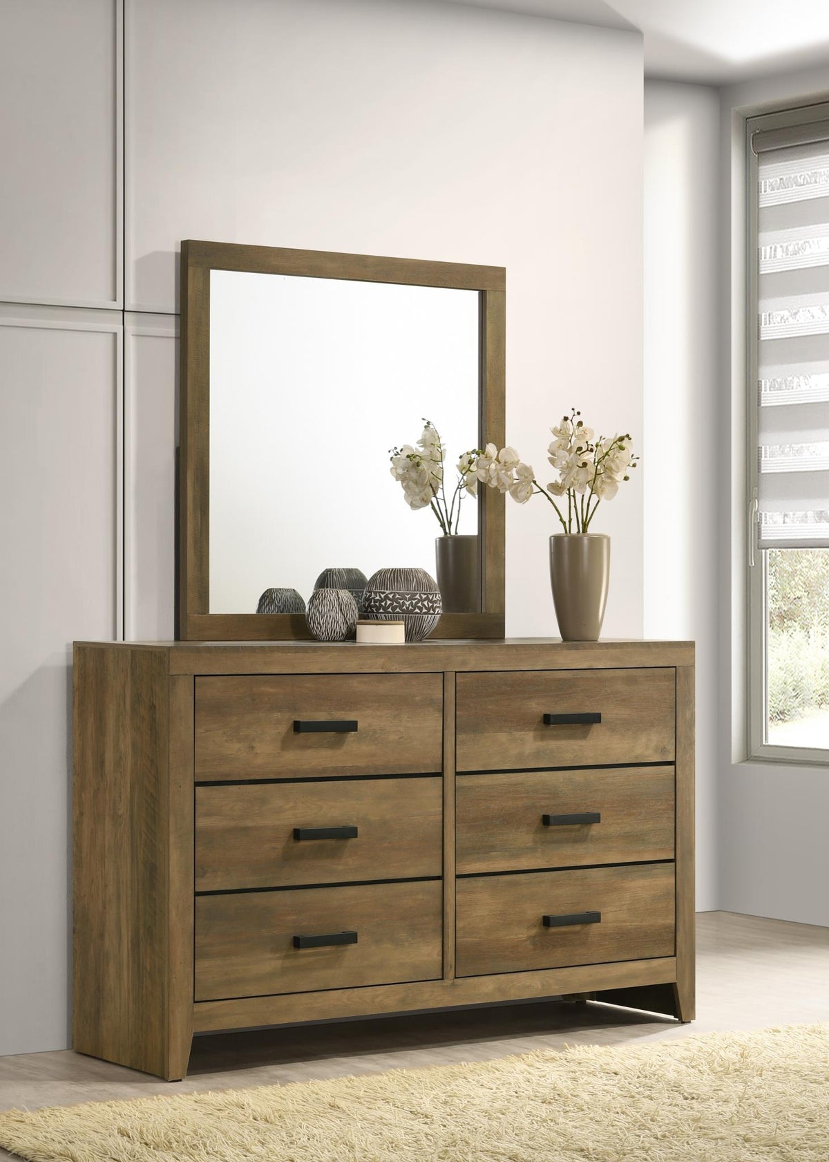 Knotty Oak Dresser