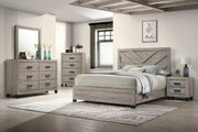 Light Gray King 5-Piece Bedroom Set B528