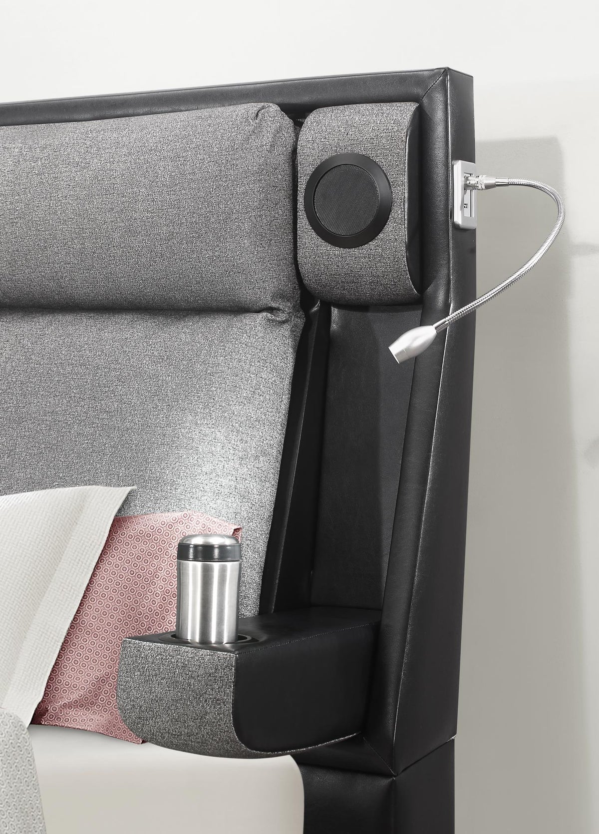 Black Bluetooth Bed