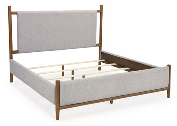 Lyncott Queen Upholstered Headboard/Footboard/Slats