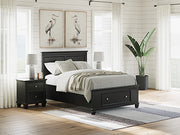 Lanolee Full Storage Footboard with Roll Slats