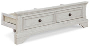 Robbinsdale Full Storage Footboard with Roll Slats