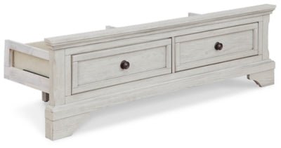 Robbinsdale Full Storage Footboard with Roll Slats