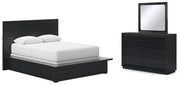 Londer Queen Panel Bed, Dresser and Mirror