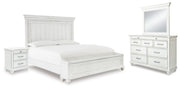Kanwyn Queen Panel Storage Bed, Dresser, Mirror and Nightstand