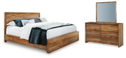 Dressonni Queen Panel Bed, Dresser and Mirror