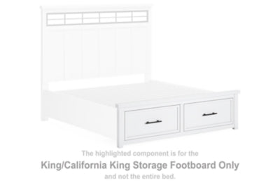 Ashbryn King/California King Storage Footboard