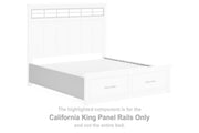 Ashbryn California King Panel Rails