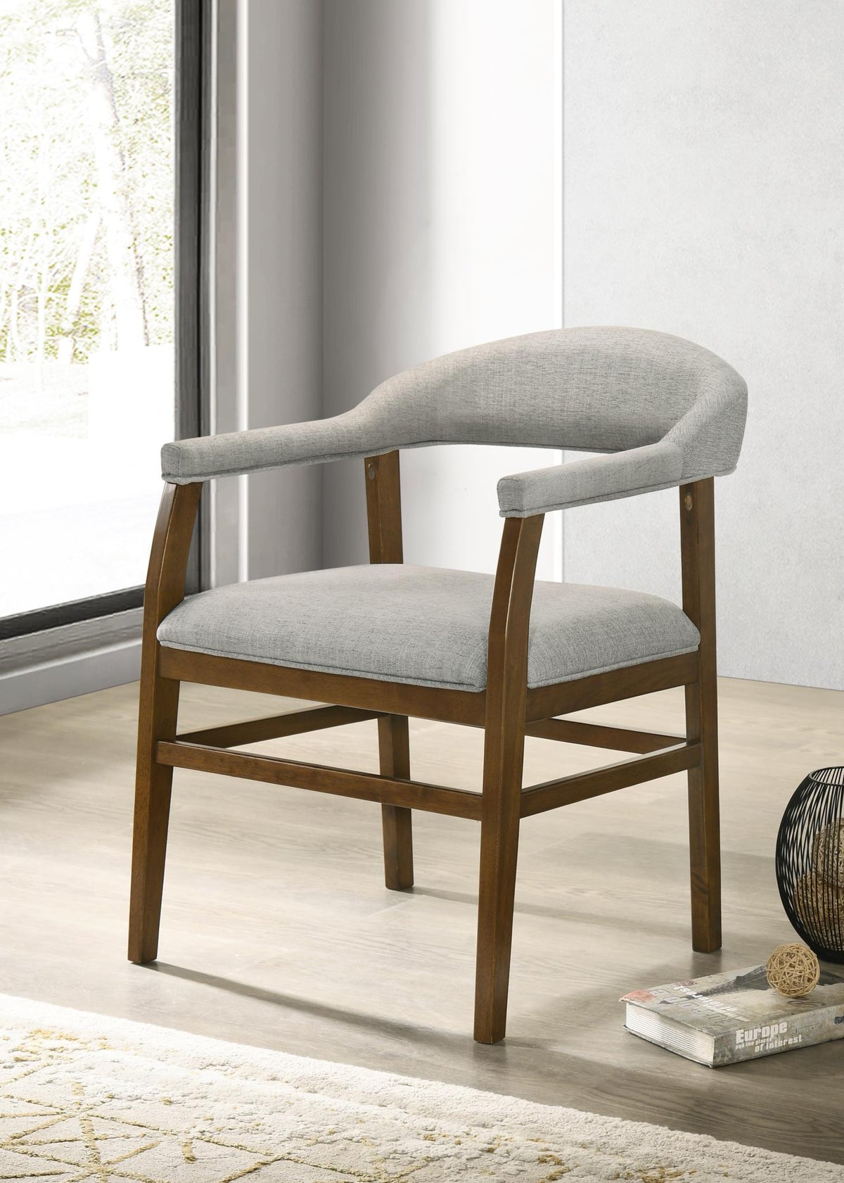 Dark Walnut Dining Chair