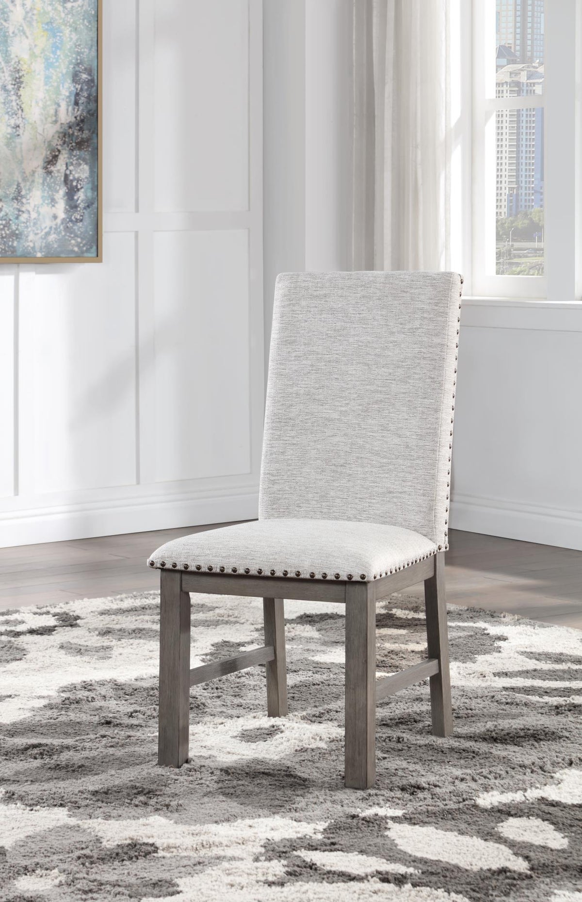 Gray Dining Table
