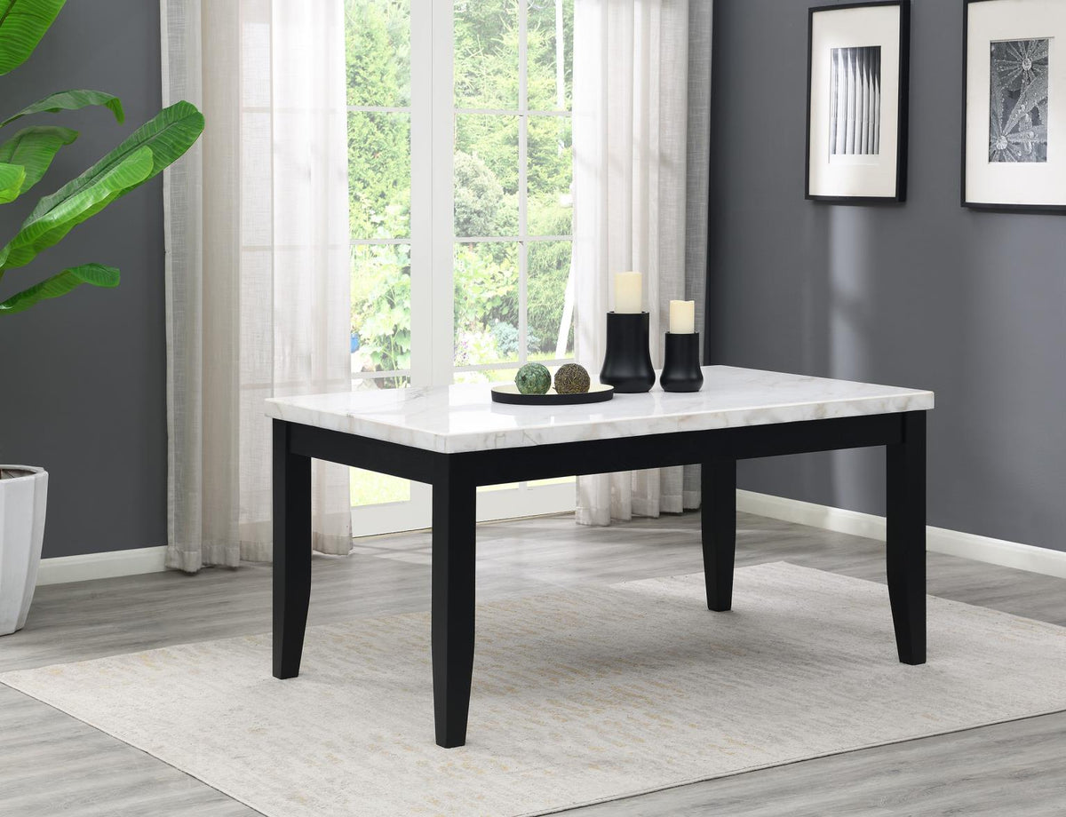 White Marble Dining Table