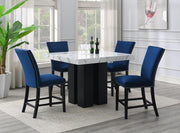 5-Piece Dining Set Blue D130