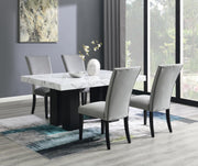 5-Piece Dining Set Gray D131