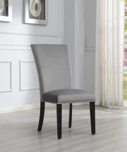 Gray Velvet Dining Chair