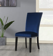 Blue Velvet Dining Chair