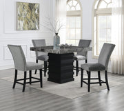 5-Piece Dining Set Gray D136