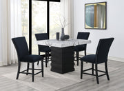 5-Piece Dining Set Black D138