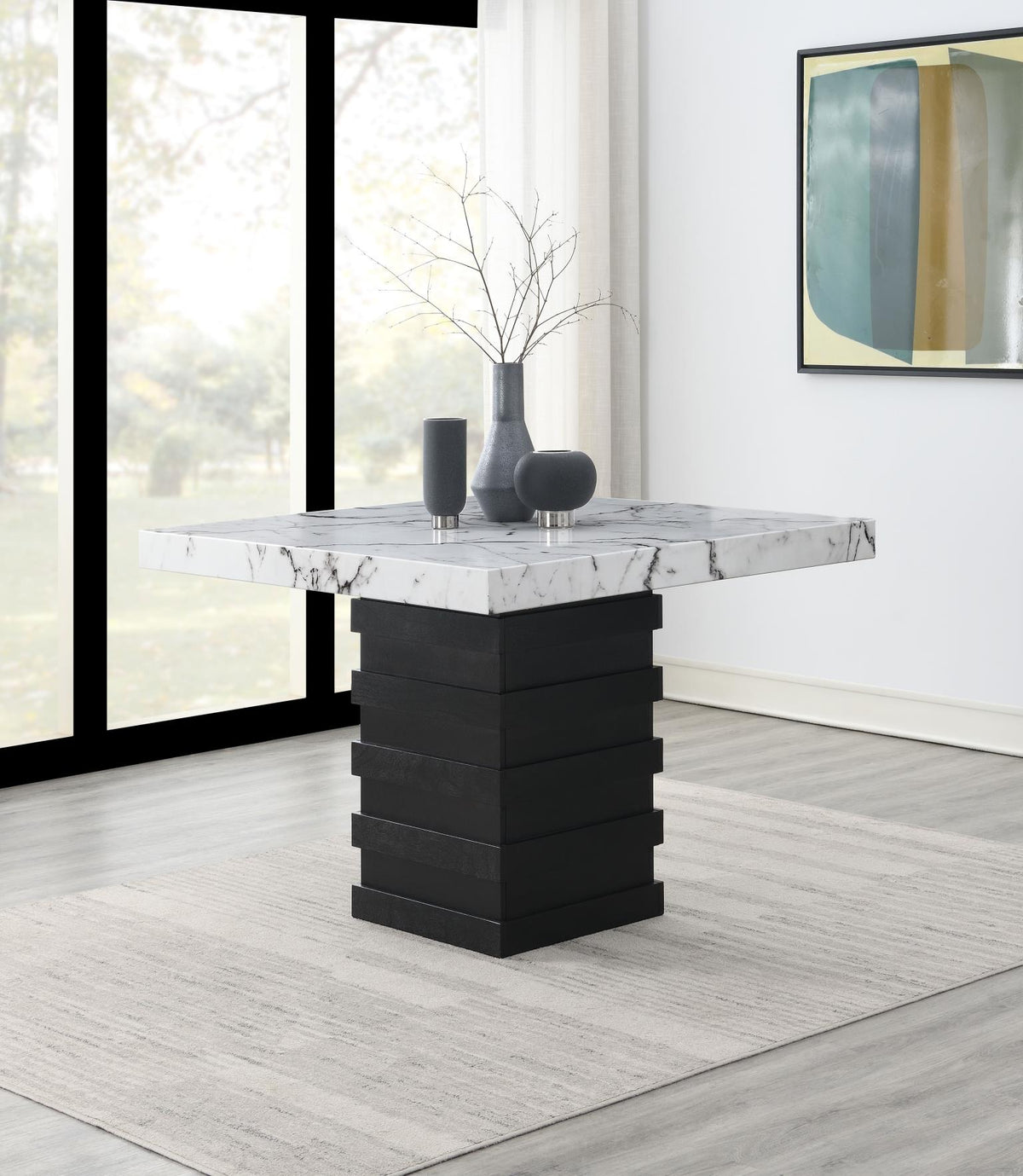 5-Piece Dining Set Blue D138