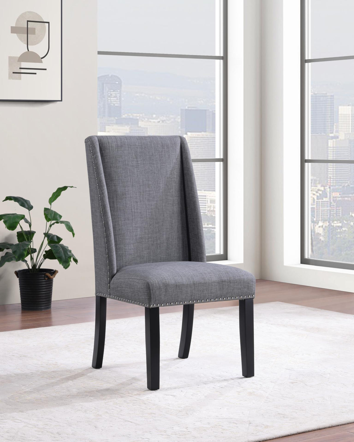 Gray Dining Chair